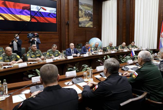 Le ministère arménien de la Défense a présenté les principales questions à l&rsquo;ordre du jour des pourparlers entre les ministres de la Défense de Russie et d’Arménie