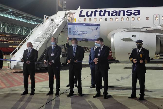L’avion de la compagnie allemande Lufthansa s’est posé cette nuit à Erévan, chaque semaine 16 vols au départ d’Erévan sont prévus par la Lufthansa