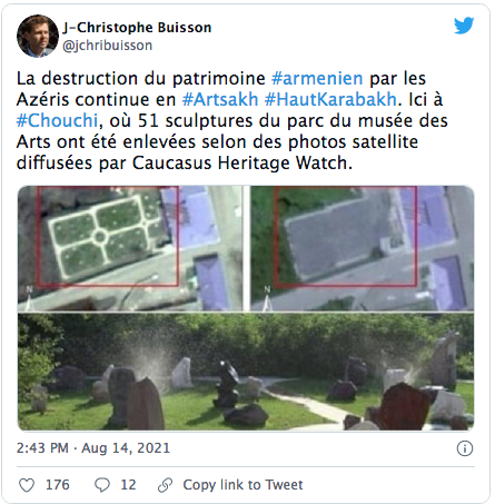 JC Buisson : la destruction du patrimoine arménien continue