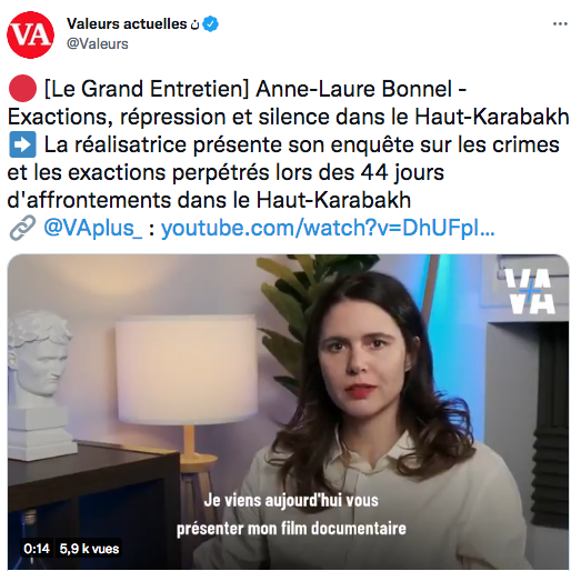 Anne-Laure Bonnel – Exactions, répression et silence dans le Haut-Karabakh
