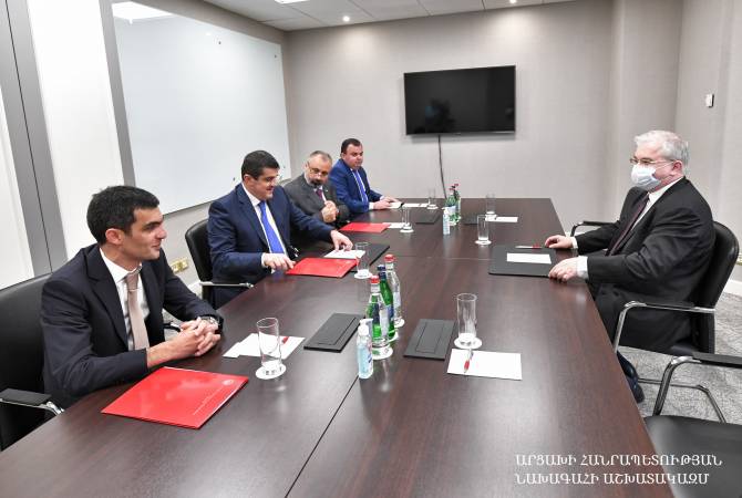 Le Président de l&rsquo;Artsakh rencontre Igor Khovayev, le coprésident russe du Groupe de Minsk de l’OSCE
