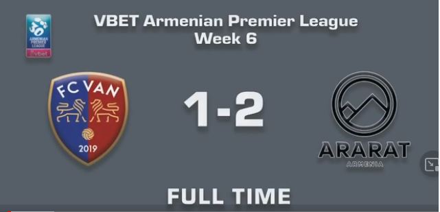Van – Ararat-Armenia 1:2
