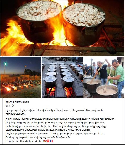 Aujourd&rsquo;hui, ce soir, la traditionnelle harisa est cuisinée en mémoire de la bataille héroïque du Mont Musa