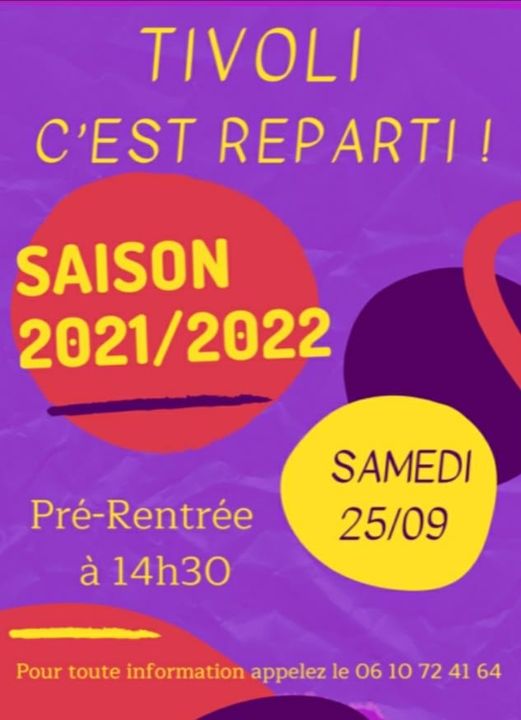 Tivoli c&rsquo;est reparti