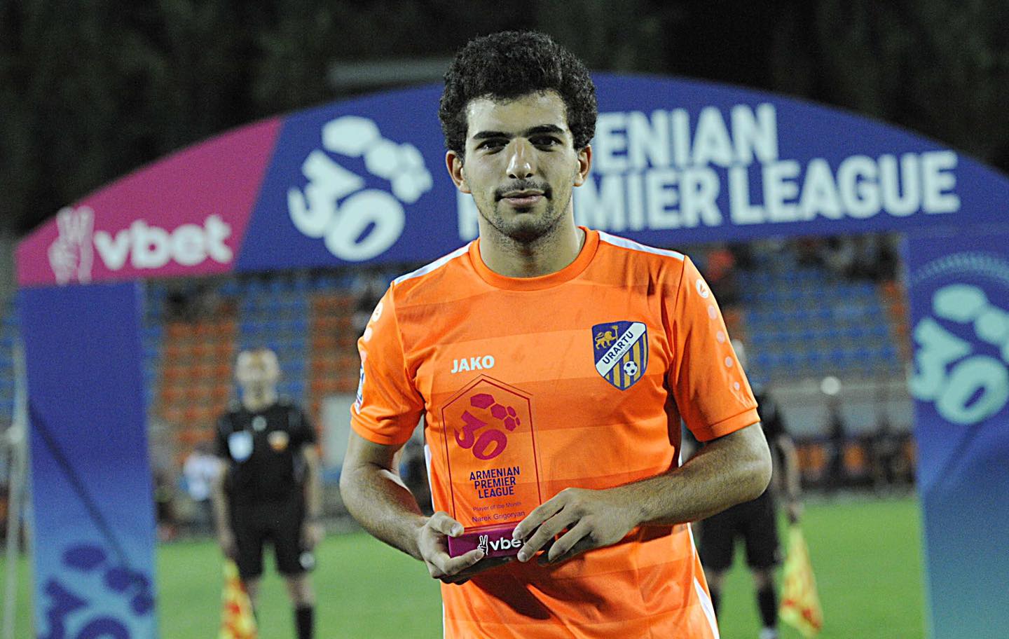 Narek Grigoryan a reçu le prix du meilleur joueur de football du mois d&rsquo;août
