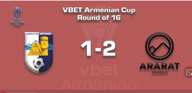 Lernayin Artsakh – Ararat-Armenia 1:2