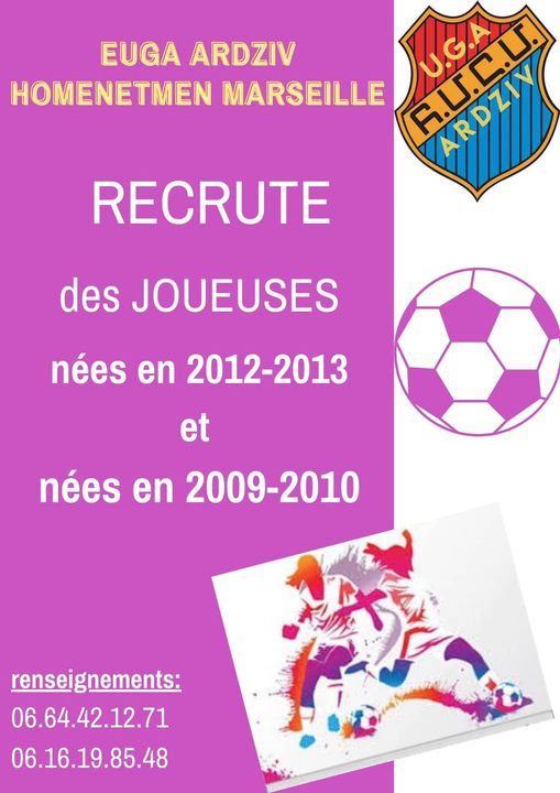 L&rsquo;Entente UGA Ardziv Homenetmen Marseille recrute