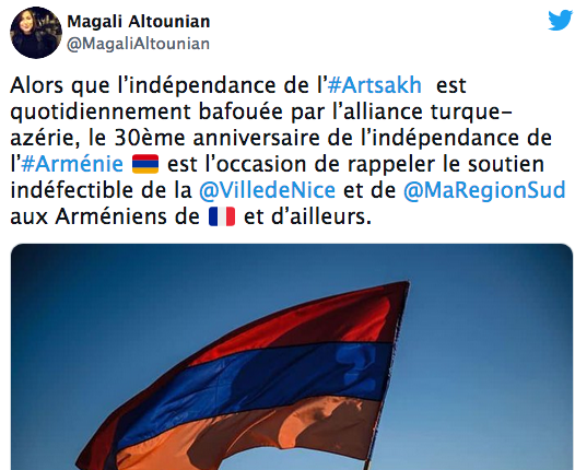 Soutien de la Ville de Nice