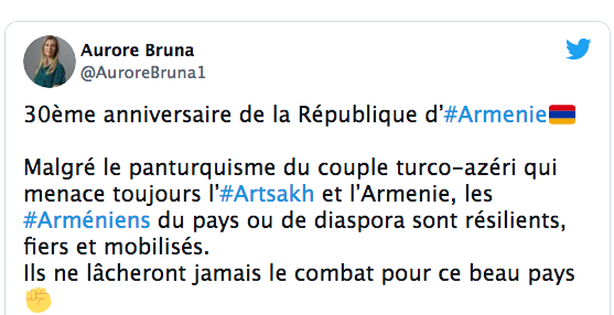 Aurore Bruna : les Arméniens sont résilients, fiers et mobilisés