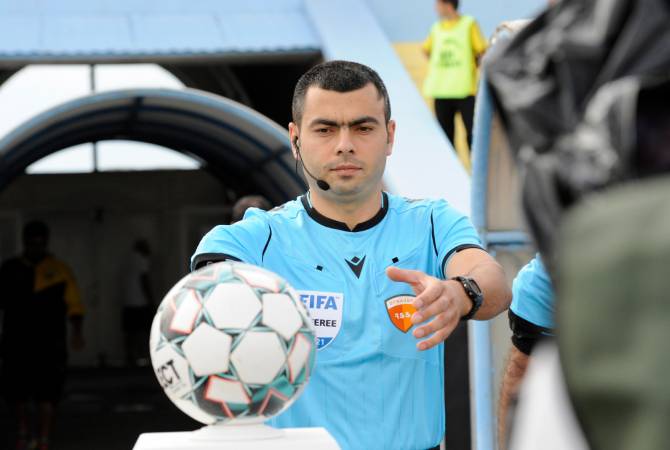 Les arbitres du match de Super Coupe Hakob Tonoyan sont connus