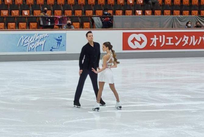 En Allemagne au Tournoi international de patinage artistique le couple représentant l’Arménie occupe la 3e place