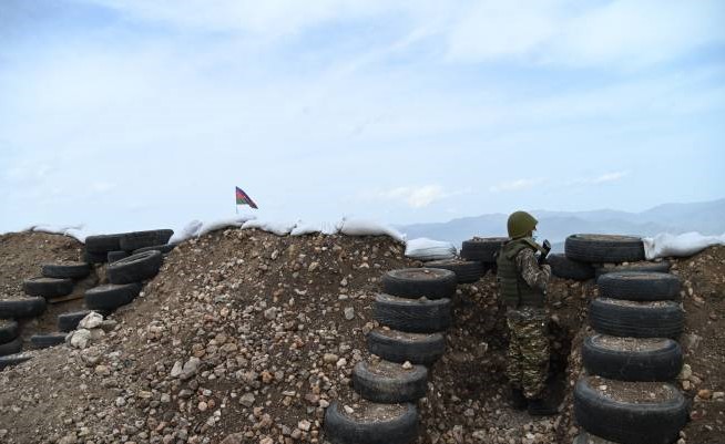 Un soldat Arménien blessé par des tirs azéris aujourd&rsquo;hui dans la région de Gegharkounik (Arménie)