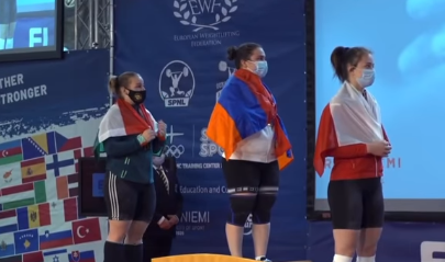 Margarita Arakelyan : « je suis tellement fière de faire porter haut le drapeau de ma patrie, l’Arménie » après son titre de championne d’Europe d’haltérophilie (U20)