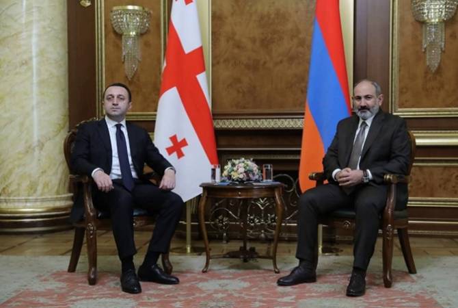 Le Premier ministre géorgien Irakli Gharibachvili juge positif sa rencontre avec son homologue arménien Nikol Pachinian