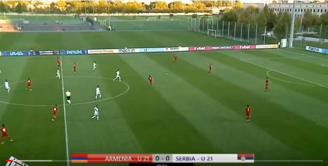 Armenia U21 – Serbia U21 1:4 (la vidéo)