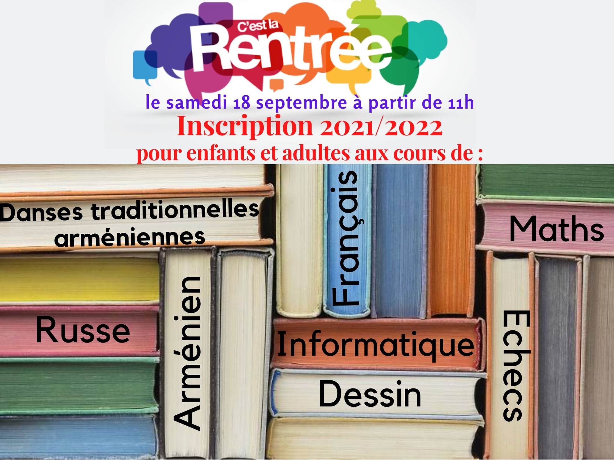 Cours à la Maison de la Culture Arménienne de Grenoble et du Dauphiné (MCAGD)