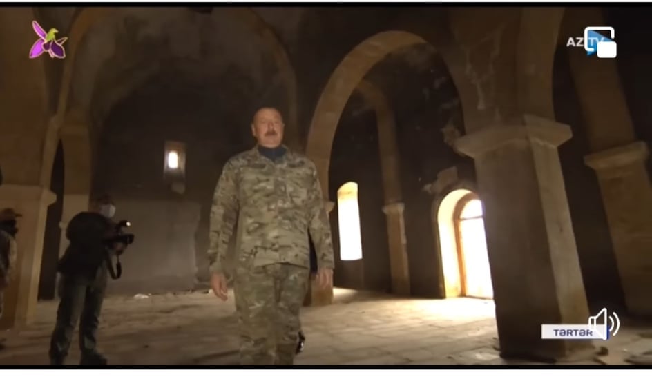 Aliev présente le centre arménien de la culture du village occupé de Talish comme une église russe…