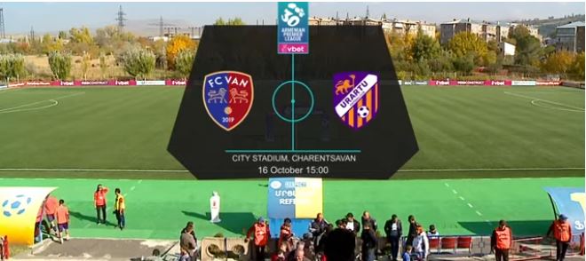 La vidéo entière du match FC Van – FC Urartu