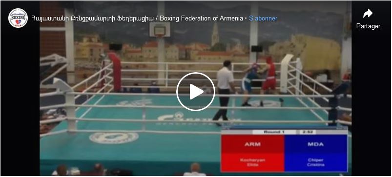 Elida Kocharyan est en finale du Championnat d&rsquo;Europe de boxe junior (vidéo)