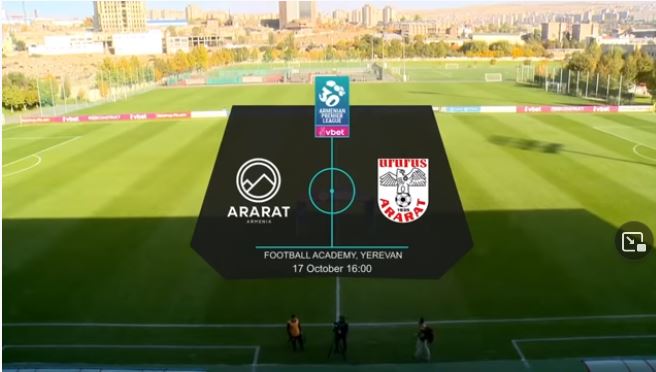 La vidéo entière du match FC Ararat-Armenia – FC Ararat