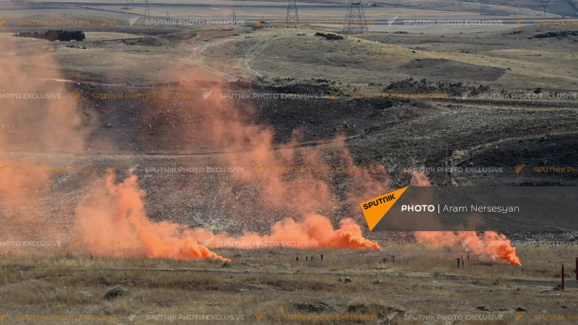 Exercices militaires conjoints conjoint arméno-russe dans la région de Syunik au sud de l’Arménie