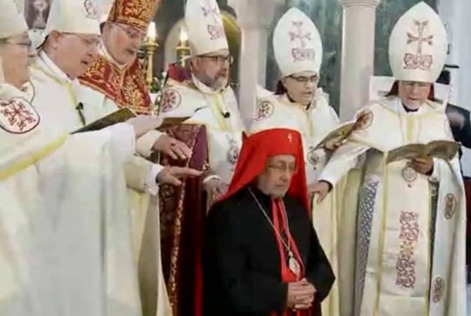 La cérémonie d&rsquo;intronisation du 21e Patriarche Catholique arménien de la Maison de Cilicie