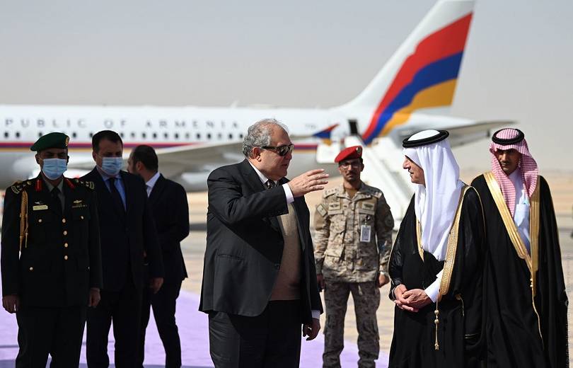Le président de l’Arménie, Armen Sarkissian effectue une visite historique en Arabie Saoudite