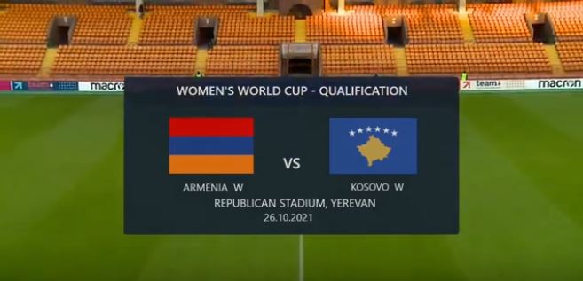 Coupe du Monde Féminine de la FIFA 2023. Arménie – Kosovo (vidéo)
