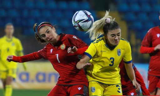 L’équipe féminine d’Arménie a concédé une courte défaite (0-1) face au Kosovo