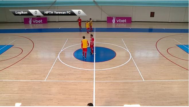 Logicon – HPTH Erevan. 2021-2022 Premier League arménienne de futsal. 3e tour.
