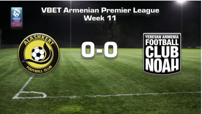 Alashkert – Noah 0:0