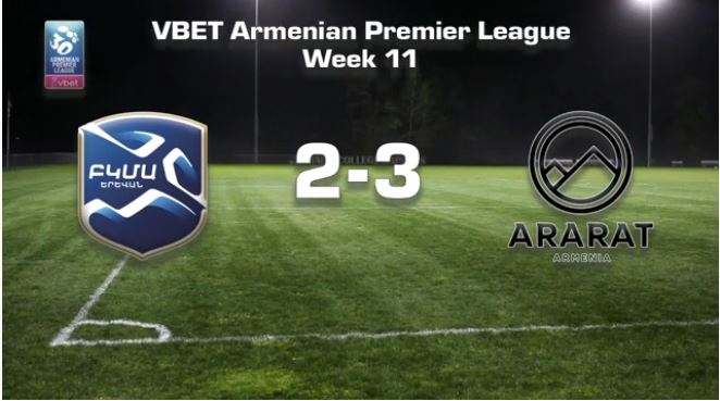 BKMA – Ararat-Armenia 2:3