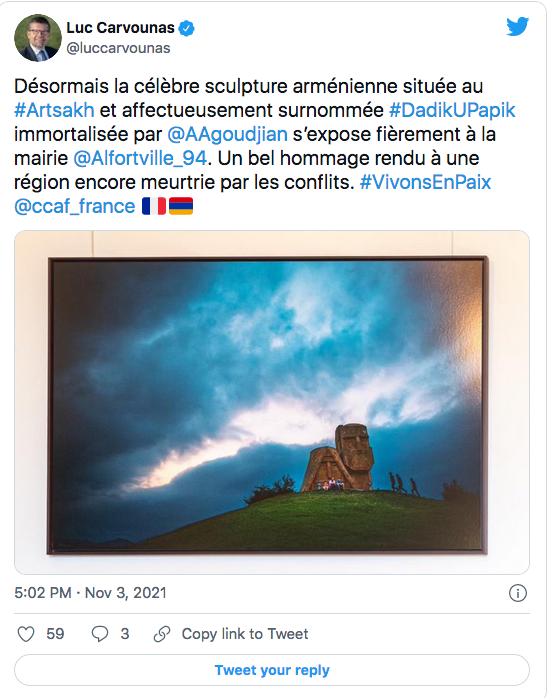 Luc Carvounas : Dadik/Papik d&rsquo;A.Agoudjian à la mairie
