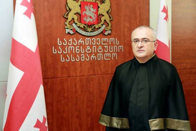 Une délégation géorgienne conduite par le président de la Cour constitutionnelle arrive en Arménie en visite officielle