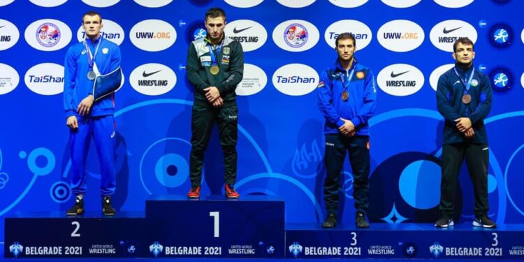 L’Arménie avec 3 médailles est à la 7e place au classement par médailles à l’issue des championnats du monde U23 de lutte gréco-romaine à Belgrade (Serbie)