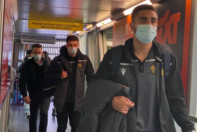 L’équipe d’Arménie Espoirs (U21) est arrivée en France, jeudi 11 novembre à Grenoble se déroulera France-Arménie Espoirs