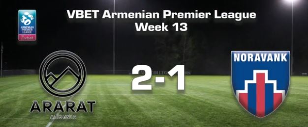 Ararat-Armenia – Noravank 2:1