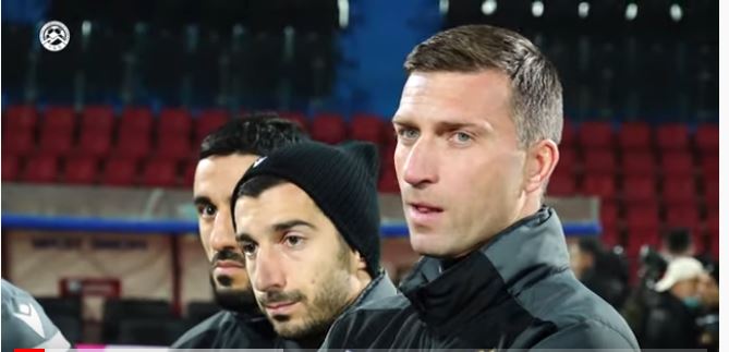 Entraînement d&rsquo;avant-match de l&rsquo;équipe nationale avant le match contre l&rsquo;Allemagne