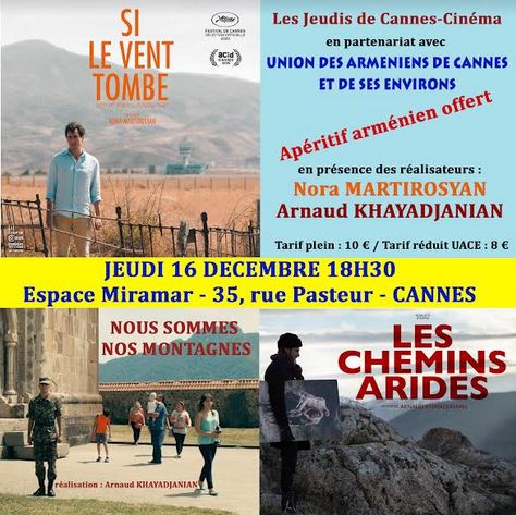 Soirée dédiée au cinéma arménien et à l&rsquo;Artsakh