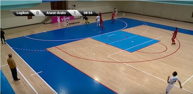 Logicon – Ararat Araks. 2021-2022 Premier League arménienne de futsal 5ème tour