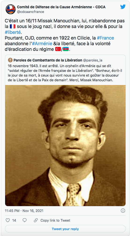 CDCA : l&rsquo;esprit de Manouchian