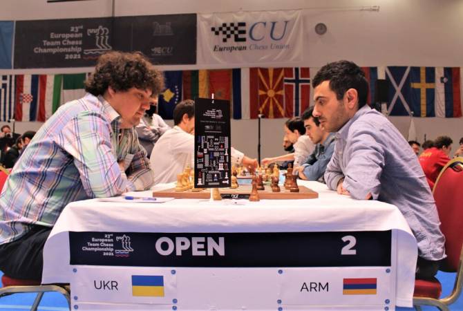 L&rsquo;équipe d&rsquo;échecs masculine arménienne est la 7e du championnat d&rsquo;Europe par équipes