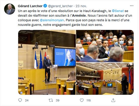 Un an après le vote d’une résolution sur le Haut-Karabagh