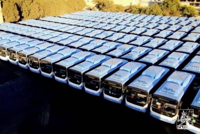 Les 211 nouveaux minibus circuleront très bientôt à Erévan assure Hayk Maroutyan le maire de la capitale arménienne