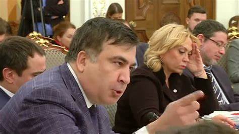 Saakachvili devant la justice, ses partisans protestent