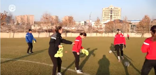 Dernière séance d&rsquo;entraînement de l&rsquo;équipe nationale féminine à Erevan