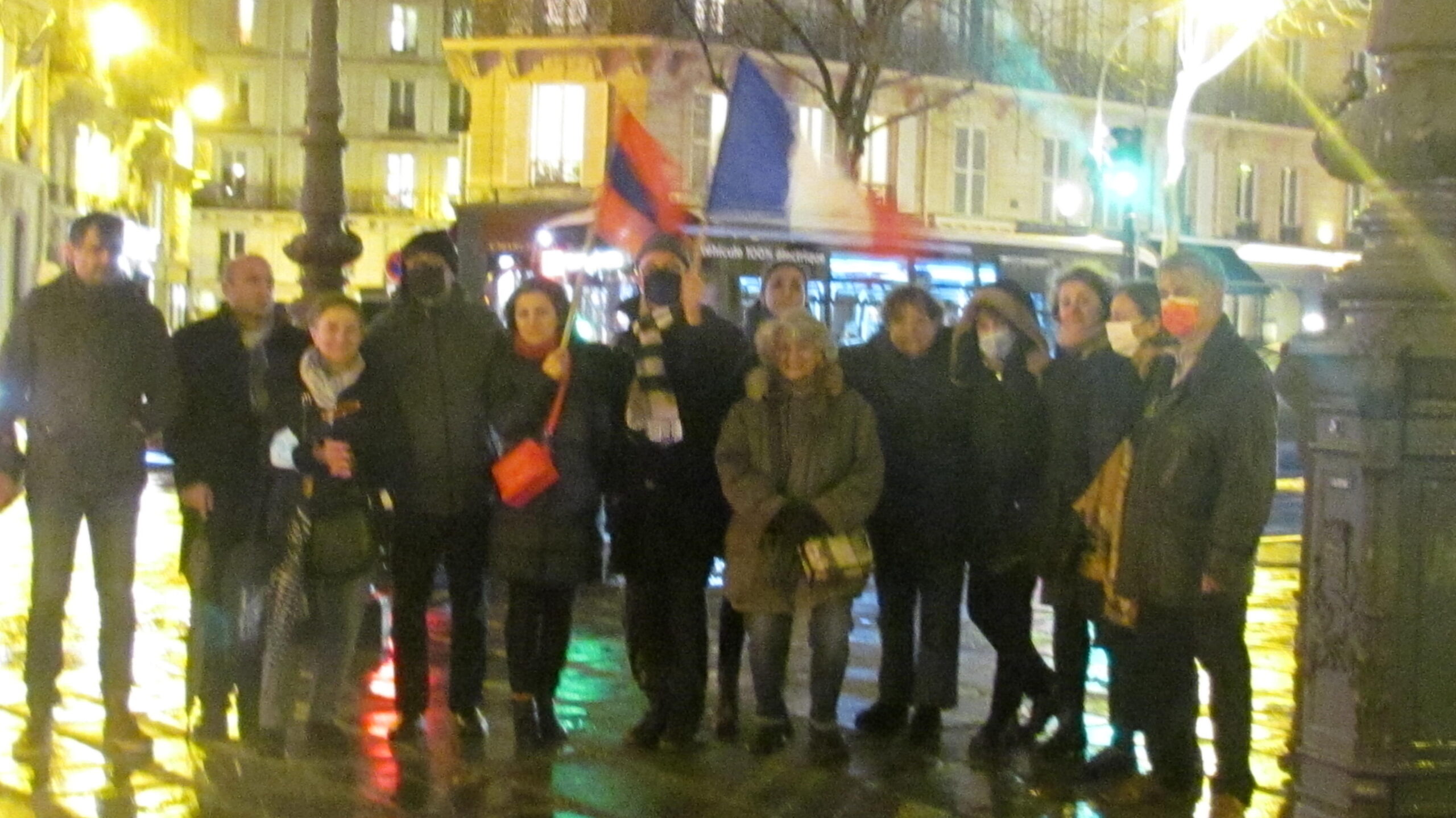 Un rassemblement confidentiel