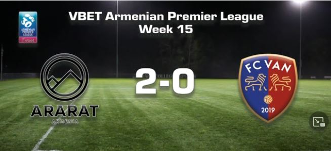 Ararat-Armenia – Van 2:0