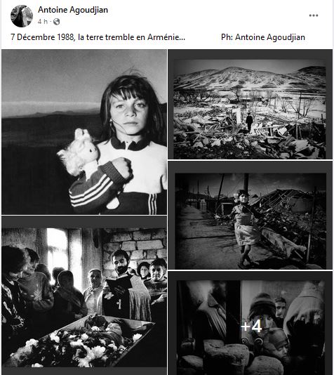 7 Décembre 1988, la terre tremble en Arménie…