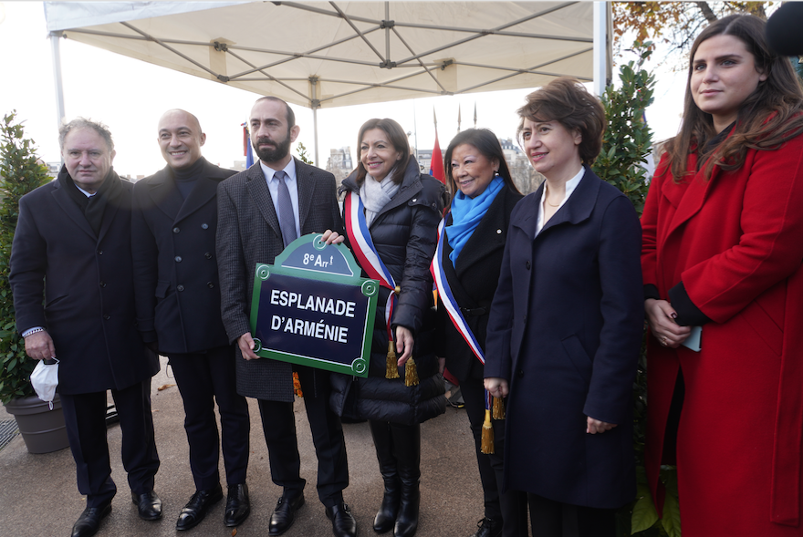Inauguration de l&rsquo;Esplanade d&rsquo;Arménie au cœur de la capitale